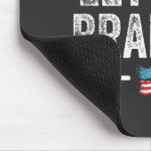 branden conservatief, vlag grappig anti-biden t-sh muismat (Hoek)