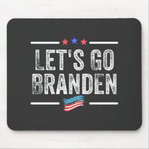 branden conservatief, vlag grappig anti-biden t-sh muismat