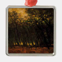 Branden in het bos (door Laszlo Mednyanszky) Ceram