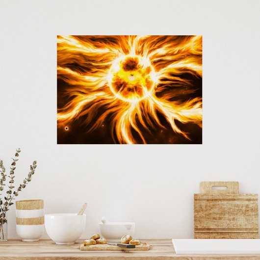 branden van binnen poster (Keuken)