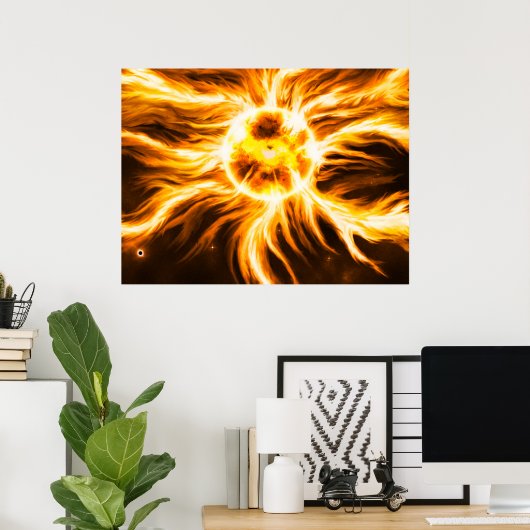 branden van binnen poster (Thuiskantoor)