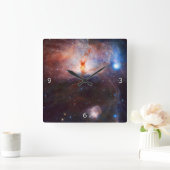 Branden van de Nevel van de Vlam Vierkante Klok (Huis)