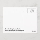 Brandenberg Gate Briefkaart (Achterkant)