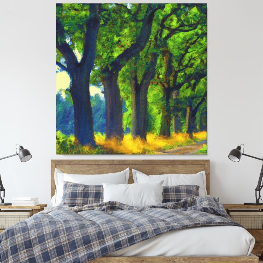 Brandenburg Alley Canvas Afdruk (Insitu (Slaapkamer))