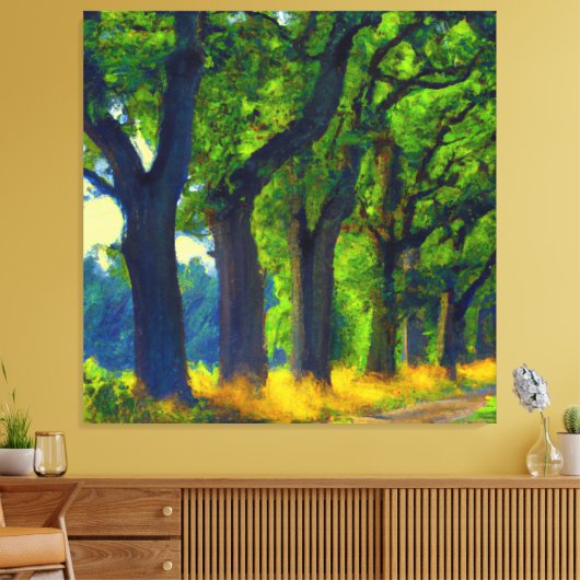 Brandenburg Alley Canvas Afdruk (Insitu (Woonkamer))