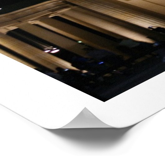 brandenburg berlin nacht poster (Hoek)