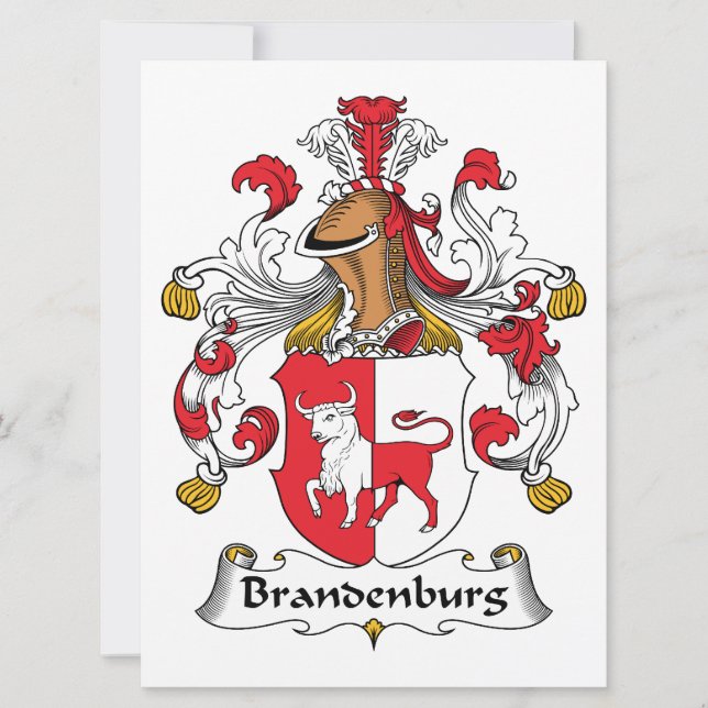 Brandenburg Family Crest (Voorkant)