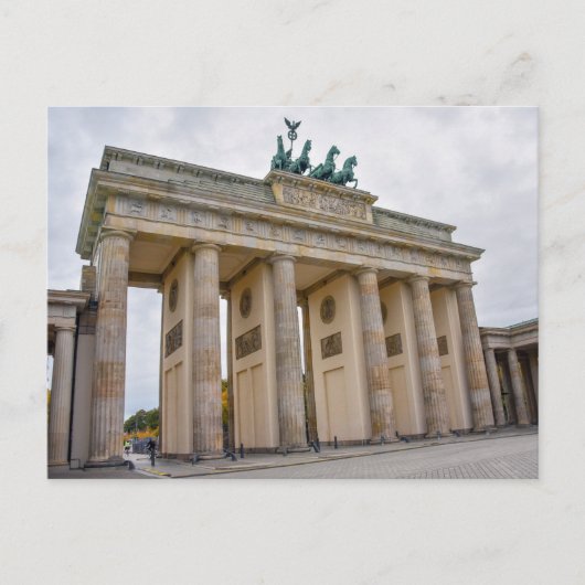 Brandenburg Gate, Berlijn, Duitsland Briefkaart (Voorkant)