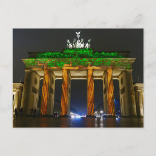 Brandenburg Gate, Berlijn, Duitsland Briefkaart