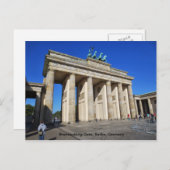 Brandenburg Gate, Berlijn, Duitsland Briefkaart (Voorkant / Achterkant)