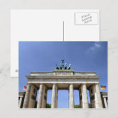 Brandenburg Gate, Berlijn, Duitsland Briefkaart (Voorkant / Achterkant)