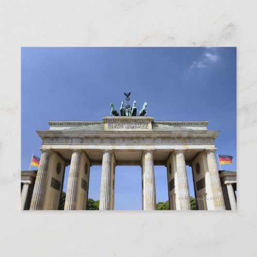 Brandenburg Gate, Berlijn, Duitsland Briefkaart (Voorkant)