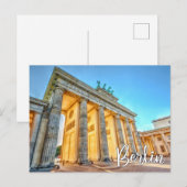 Brandenburg Gate, Berlijn, Duitsland Briefkaart (Voorkant / Achterkant)