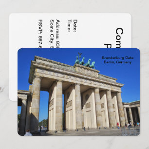 Brandenburg Gate, Berlijn, Duitsland Kaart