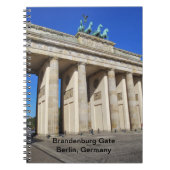 Brandenburg Gate, Berlijn, Duitsland Notitieboek (Voorkant)