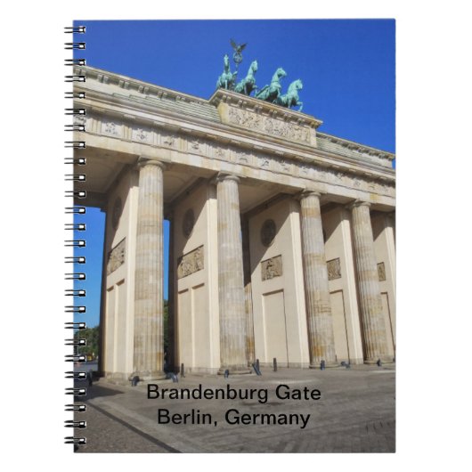 Brandenburg Gate, Berlijn, Duitsland Notitieboek (Voorkant)