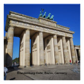 Brandenburg Gate, Berlijn, Duitsland Poster (Voorkant)