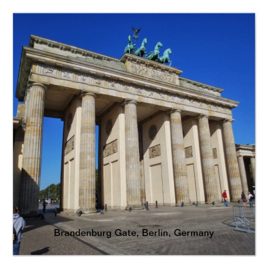 Brandenburg Gate, Berlijn, Duitsland Poster (Voorkant)