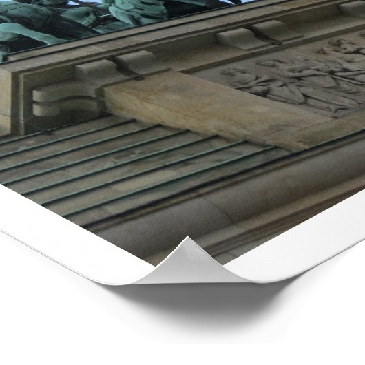 Brandenburg Gate, Berlijn, Duitsland Poster (Hoek)