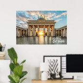 Brandenburg Gate, Berlijn, Duitsland Poster (Thuiskantoor)