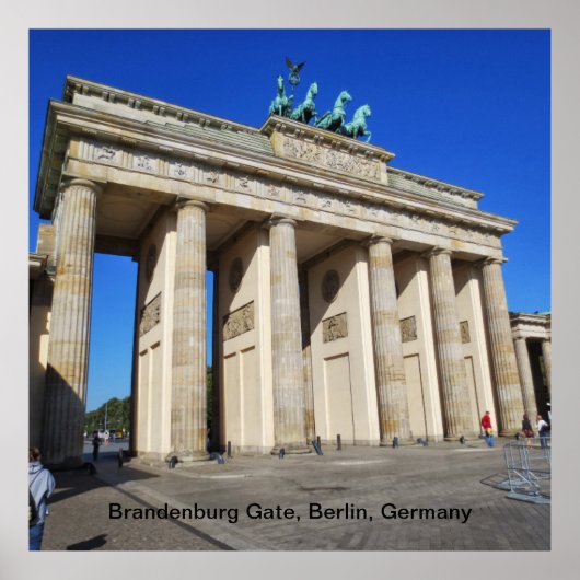 Brandenburg Gate, Berlijn, Duitsland Poster (Voorkant)