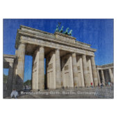 Brandenburg Gate, Berlijn, Duitsland Snijplank (Voorkant)