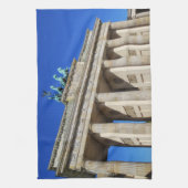 Brandenburg Gate, Berlijn, Duitsland Theedoek (Verticaal)