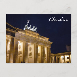 brandenburg gate berlin briefkaart
