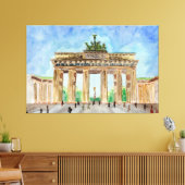 Brandenburg Gate Berlin Canvas Afdruk (Insitu (Woonkamer))