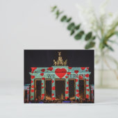 Brandenburg Gate Berlin Duitsland Briefkaart (Staand voorkant)