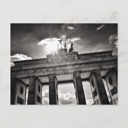 Brandenburg Gate Berlin Duitsland Briefkaart (Voorkant)