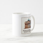 Brandenburg Gate Berlin Duitsland Koffiemok (Voorkant rechts)