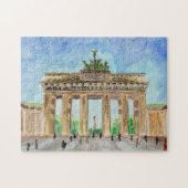 Brandenburg Gate Berlin Legpuzzel (Horizontaal)