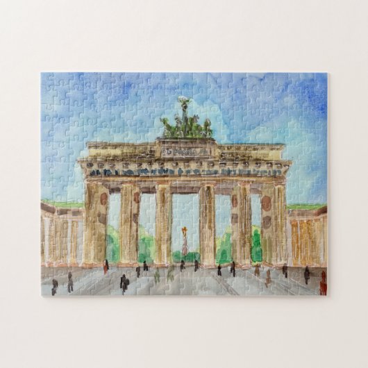 Brandenburg Gate Berlin Legpuzzel (Horizontaal)