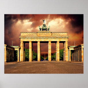 Brandenburg Gate Berlin Poster