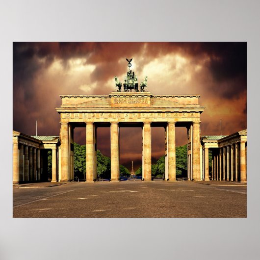 Brandenburg Gate Berlin Poster (Voorkant)