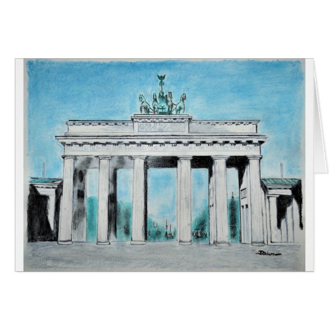 Brandenburg Gate Sketch (Voorkant Horizontaal)