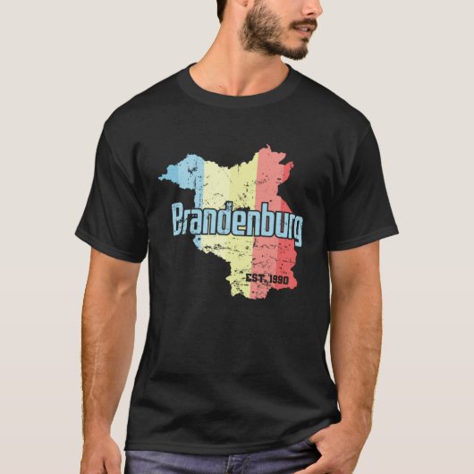 Brandenburg new Federal State Germany T-shirt (Voorkant)