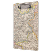 Brandenburg, Posen Atlas Map Klembord (Links)