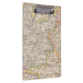 Brandenburg, Posen Atlas Map Klembord (Rechts)