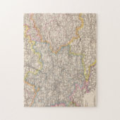 Brandenburg, Posen Atlas Map Legpuzzel (Verticaal)