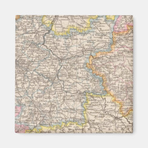 Brandenburg, Posen Atlas Map Magneet