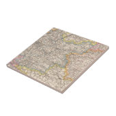 Brandenburg, Posen Atlas Map Tegeltje (Zijkant)