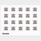 Brandenburg Ronde Sticker (Vel)