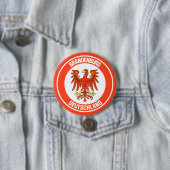 Brandenburg Round Emblem Ronde Button 7,6 Cm (In situ)