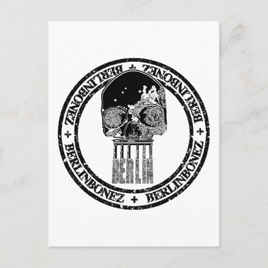 Brandenburg Skull Briefkaart (Voorkant)