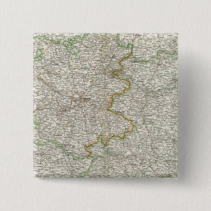 Brandenburg Vierkante Button 5,1 Cm