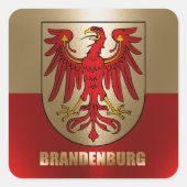Brandenburg Vierkante Sticker (Voorkant)
