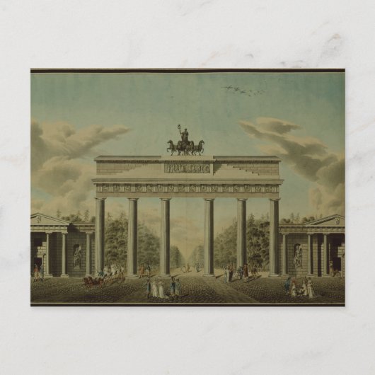 Brandenburger Gate, 1812 Briefkaart (Voorkant)