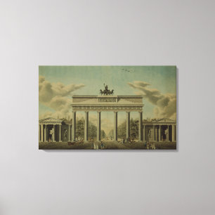 Brandenburger Gate, 1812 Canvas Afdruk